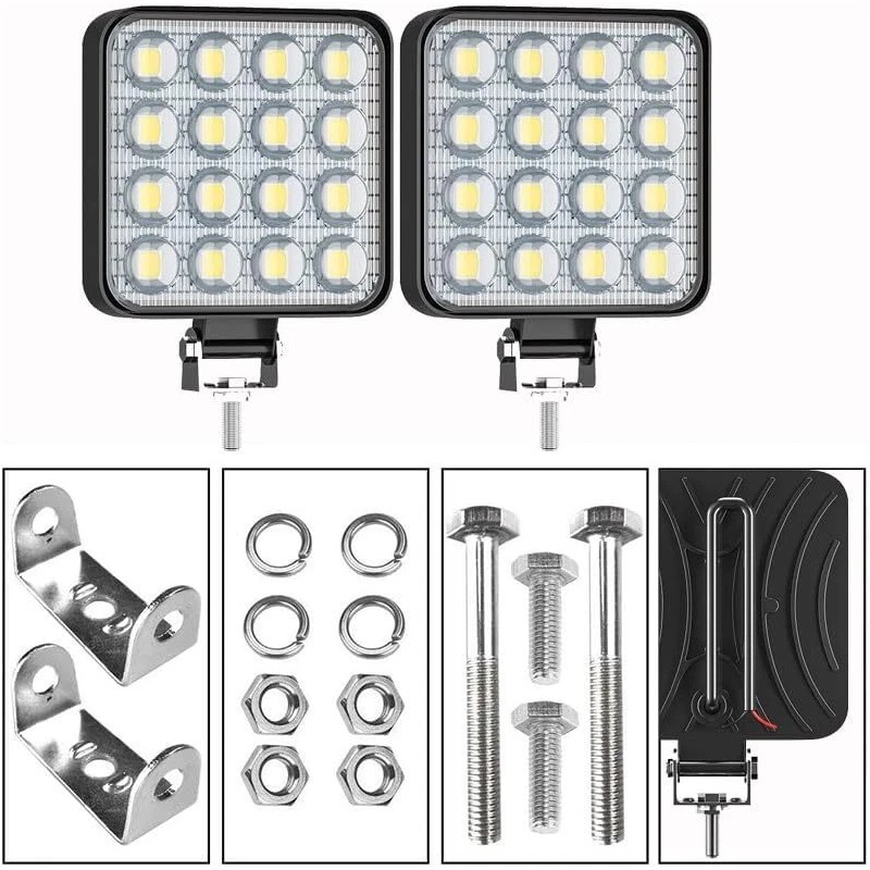 usparts888 Spot Flood LED work Assembly Fit CAT Skid loader