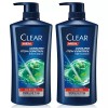Clear 클리어 두피케어 샴푸 650ml 2개 [[AA4] 쿨 멘솔 샴푸 2개] Clear Scalp Care Shampoo 650ml 2 Pack [[AA4] Cool Menthol Shampoo 2 Pack]