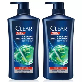 Clear 클리어 두피케어 샴푸 650ml 2개 [[AA4] 쿨 멘솔 샴푸 2개] Clear Scalp Care Shampoo 650ml 2 Pack [[AA4] Cool Menthol Shampoo 2 Pack]