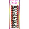 Dream World Ponytail Holder 16 MM Bead Assorted Shades of