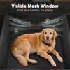FURTIME Large Dog Car Seat, Upgraded PU Leather Back Seat
