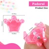 Padorul 80PCS Small Hair Clips for Women, Sparkle Crown Shaped