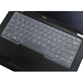 Clear Silicone Keyboard Cover Skin Compatible for 14" Dell Latitude E7450 E7470 E5470 E7480 5480 5490 7490 Laptop with Trackpoint