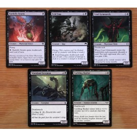 Set 10 Pauper Legal Black Deathtouch Creatures *NM* (Magic MTG) Mire Triton
