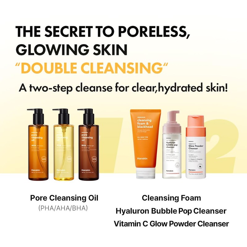 Hanskin PHA Pore Cleansing Oil - Korean Deep Pore Cleansing