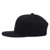 Boolavard Classic Snapback Hat Hip Hop Style Flat Peak Plain