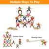 HELLO PAPAYA Wooden Stacking Toys 16Pcs Balancing Building Blocks Game,Circus