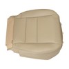 Sekeseauto Tan Driver Side Bottom Leather Seat Cover Replacement Compatible
