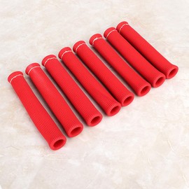 CUBIERTA DE PROTECCIÓN TÉRMICA PARA BOTA DE CABLE ROJO DE 8PCS - PROTECTOR DE BUJÍAS PARA COCHE CAMIÓN