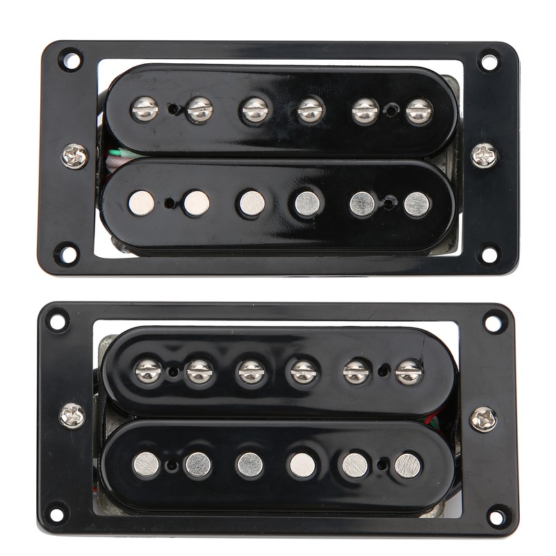 2Pcs Pickup Set Alnico 5 for Guitar Bridge Durable Musical
