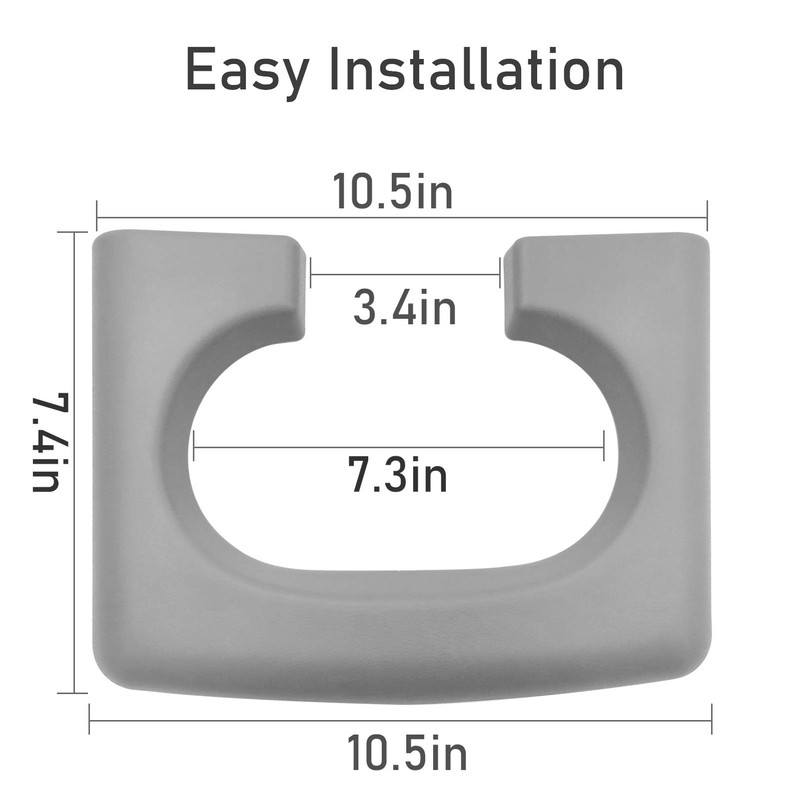 Jaronx Compatible with Ford F150 Cup Holder Pad Replacement 2004-2014,