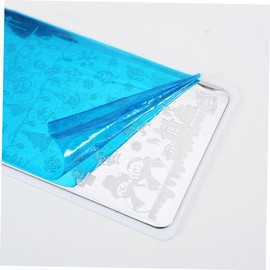 Mikinona Christmas Nail Art Stamping Plates Stencils 4pcs Nail Design Kit for Beginners Professionals