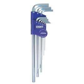 Eight Hex Key Extra Long Set LHS9N