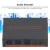 3x1 Optical Fiber Digital Audio Decoder Optical to for SPDIF/AV/RCA