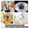 10Pcs Paint Strainer Bags, 1 Gallon Nylon Filter Bags White
