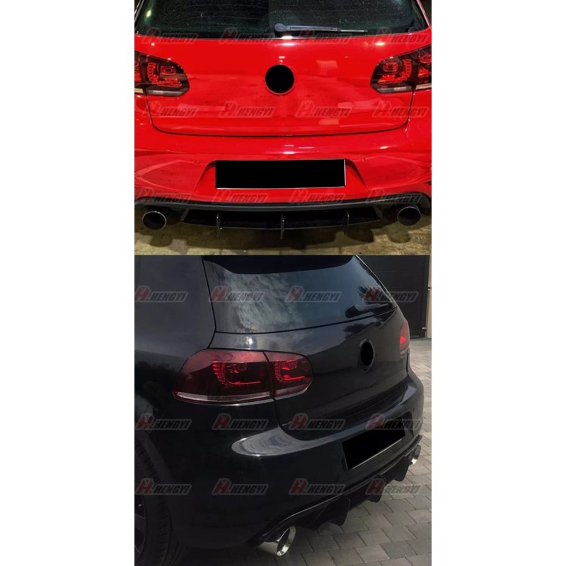 MTD Rear Bumper Lip Diffuser 3 Fin Valance Spoiler For