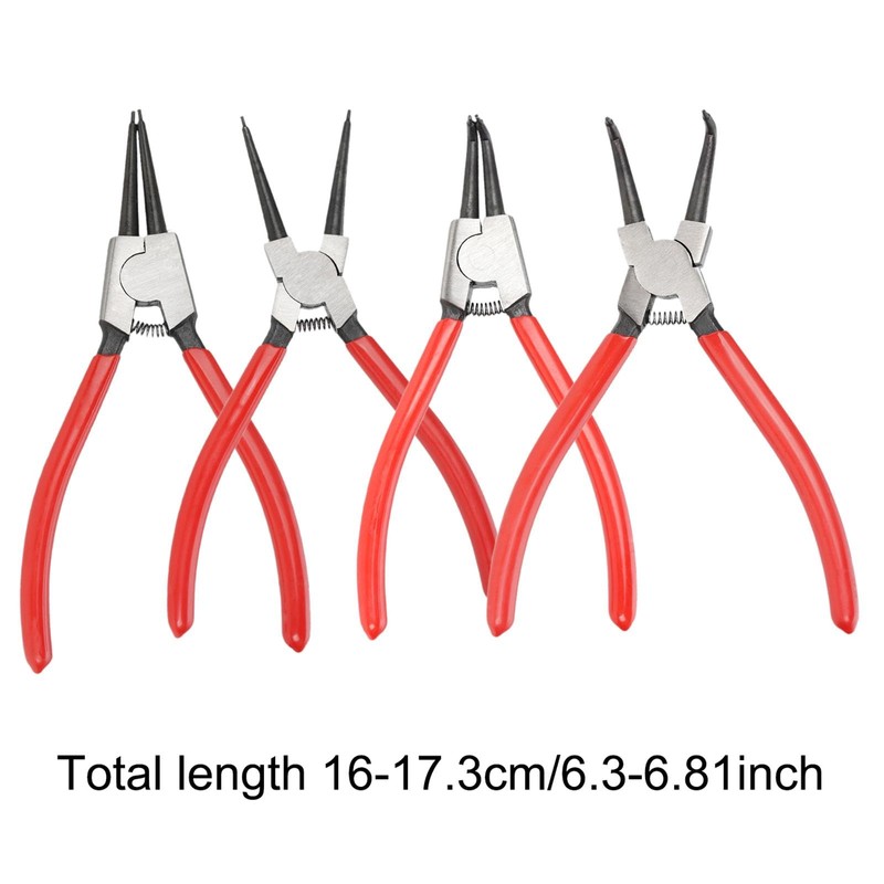 Ronyme 4Pcs 7 Inch Snap Ring Pliers Set Versatile Internal
