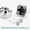Electric scalp massager, handheld 8-head massager,84-sections, stimulates hair growth and