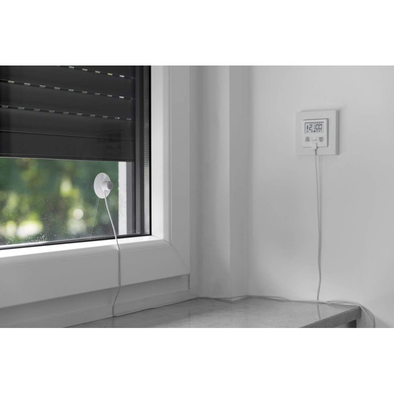 Schellenberg 25578 Solar Sensor Plus for Timer PLUS, White
