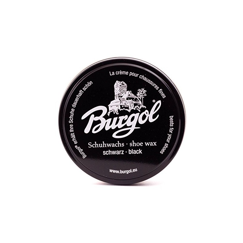 Burgol Shoe Wax - New Formula - Black -