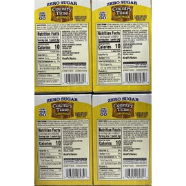 Country Time Lemonade Sugar Free On the Go! 6 Packets Powder (pack of 4) Gluten Free