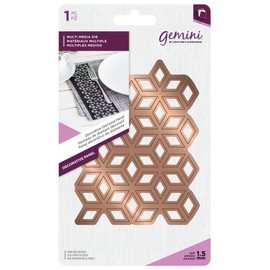 Gemini Multi-Media Decorative Diamond Plate Various - Gold