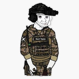 Funny Task Force Doomer Forward Observation Group Cool Meme Design Privateer Group Gift Window Bumper Sticker Decal 5"