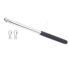 Telescopic Pole, 63.0 inches (160 cm), For Hand Flags, Easy to Grip, Anti-Slip, Easy to Handle, Long Type, Includes 2 Mounting Brackets, R (1, 63.0 inches (1, 160 cm)