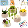 XIANFANG 4 PCS Car Hanging Basket Hanging Plant for Car