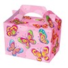 Diamante Crafts 10 Party Boxes -Themed Character Cardboard Lunch Food Loot Treat Box - 20 Design (Butterfly - 10 Boxes)