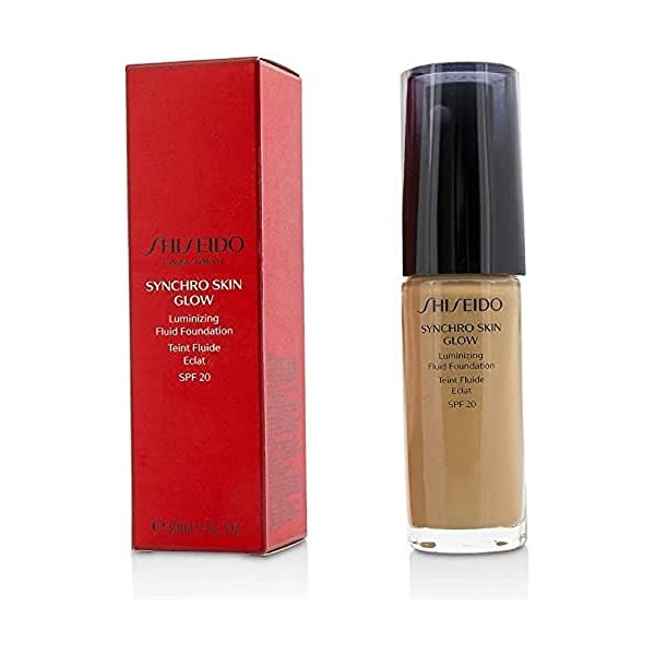 Shiseido Synchro Skin Glow Luminizing SPF 20 FlÃ¼ssige Foundation 05 Rose, 30 ml