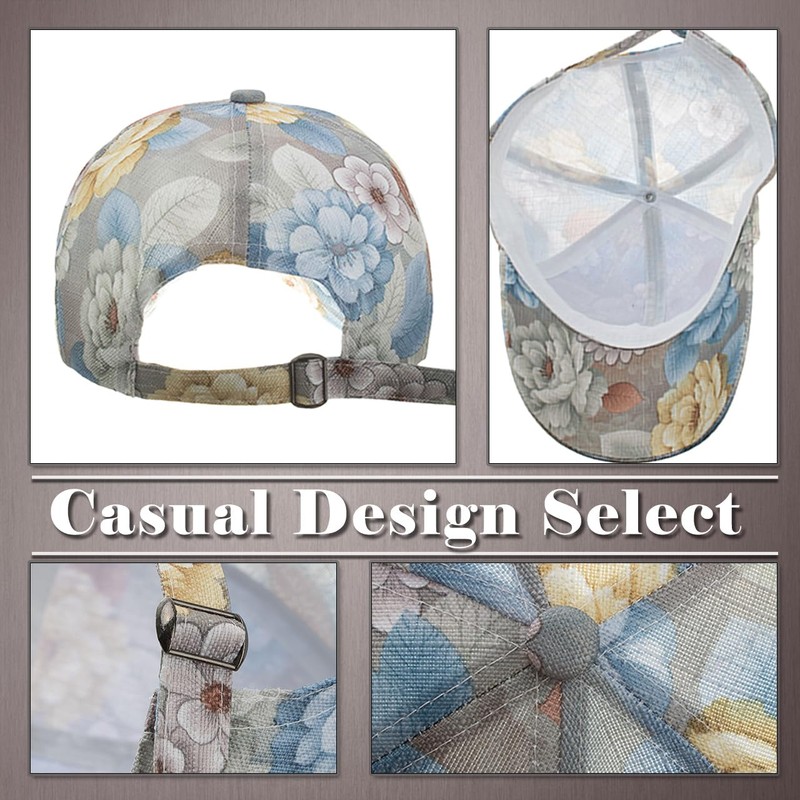 One Limitation CP345 Floral Cap, Hat, Running, Outdoor, Unisex, Unisex,