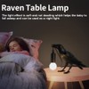 OVANUS OVANUS Crow Lamp - Raven Lamp Adjustable Brightness with