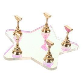 TOVINANNA Acrylic Nail Practice Nail Display Holder for Press Fingernail Tips Training for Home and Salon Use