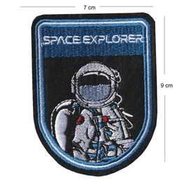 TENNER.LONDON SET of 7 Iron on/Sew On ASTRONAUT Embroidered Patch NASA space agancy Applique SPACE EXPLORER CRAFT Embroidery Motif transfer