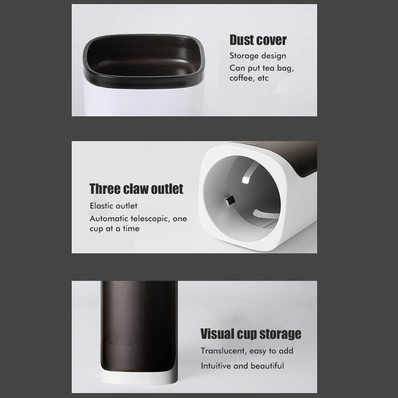 HUSHUI Cup Dispenser, Paper Cup Holder for Water Dispenser, Wall