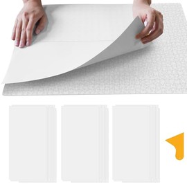 ALL4JIG Puzzle Saver - Paquete de 24 hojas de pegamento para rompecabezas para 1000-3000 piezas, hojas de calcomanías autoadhesivas, fácil de preservar y enmarcar rompecabezas