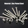 M6 x 60mm Furniture Barrel Screws Bolt Nuts Hex Drive