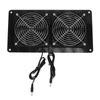 Solar Powered Exhaust Fan Professional 10W High Efficiency Double Fans