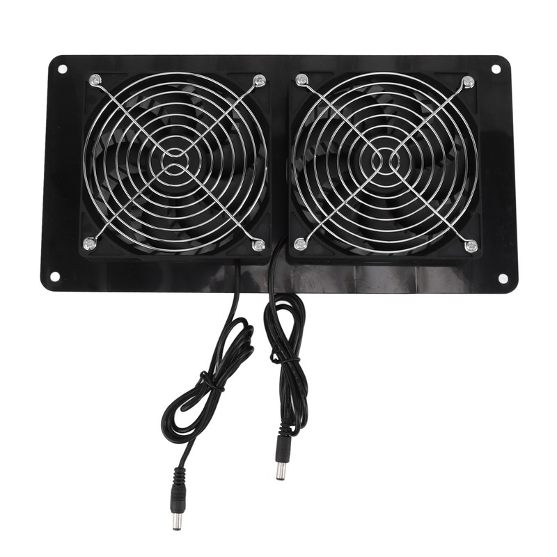 Solar Powered Exhaust Fan Professional 10W High Efficiency Double Fans