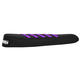 Enjoy Mfg Super73 S1, S2, R, RX 2-Up eBike Seat Cover - BLACK w/ PURPLE Ribs #367