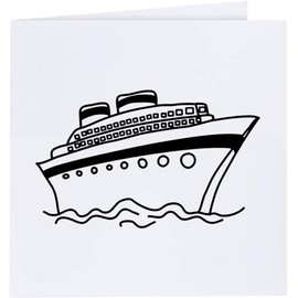 'Cruise Ship' Blank Greeting Card (GC00005310)
