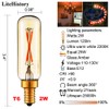 LiteHistory Dimmable T6 led Bulb 25W Candelabra led 2200K Amber