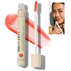 HALEYS Hydrating Luminous Lip Gloss (Stardust), Re-flect and hydrate, nourish, non-sticky, weightless, Phenoxyethanol-free, peppermint oil-infused, Vegan and Cruelty-free