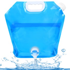 flintronic 10 L Foldable Water Canister (Blue)