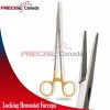 PRECISE CANADA Dog/Cat Ear Cleaner Hemostat Forceps 7" Easy Remove
