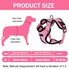 EDLMKM Dog Harness and Leash Set, Soft Mesh Reflective Breathable