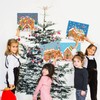 XZENTIRA 32 Sheets Gingerbread House DIY Christmas Stickers Make a