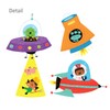 DECOWALL DS-8017 Planets and Space Kids Wall Stickers Wall Decals