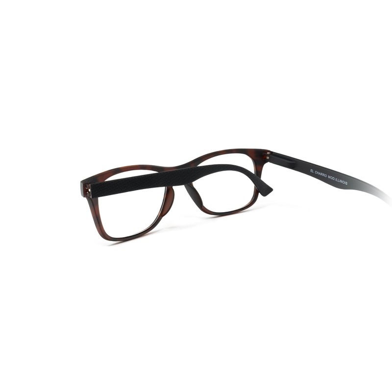 El Charro Lesebrille Modell Illinois Schildkröte/Schwarz, Diottria +2.5-1 Produkt